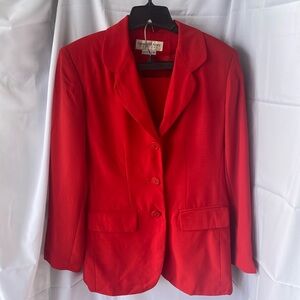 Cross country red skirt set